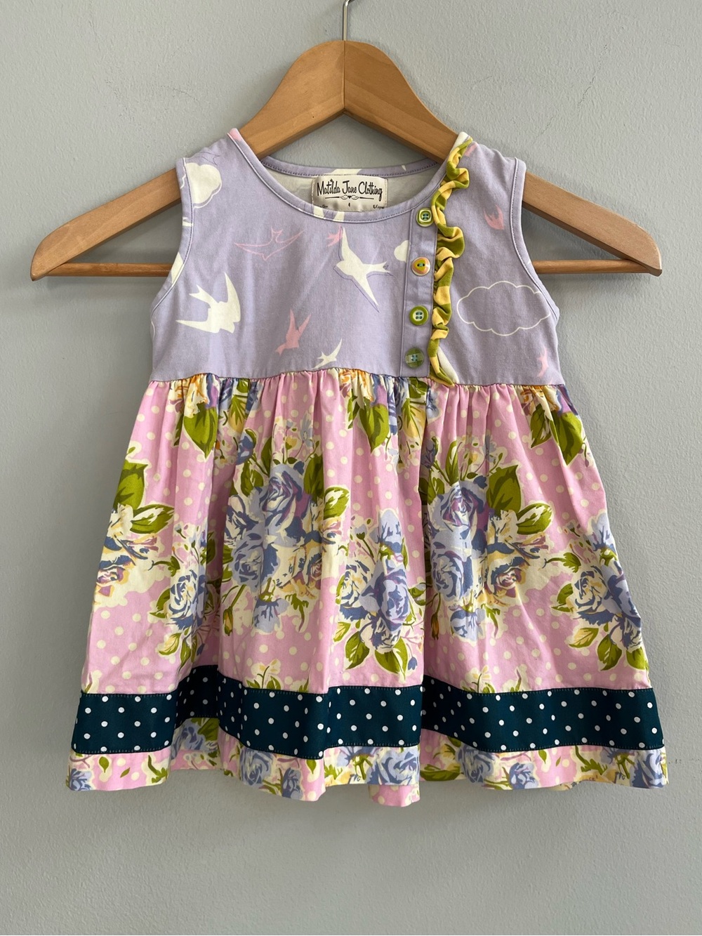 Matilda Jane Kids Tank Top Size 4 Boho Girly Cute Twirl